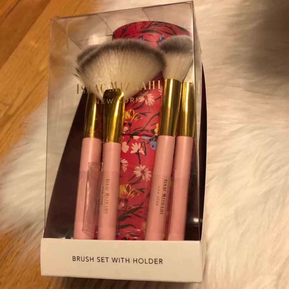 Isaac Mizrahi Brush Set with Holder